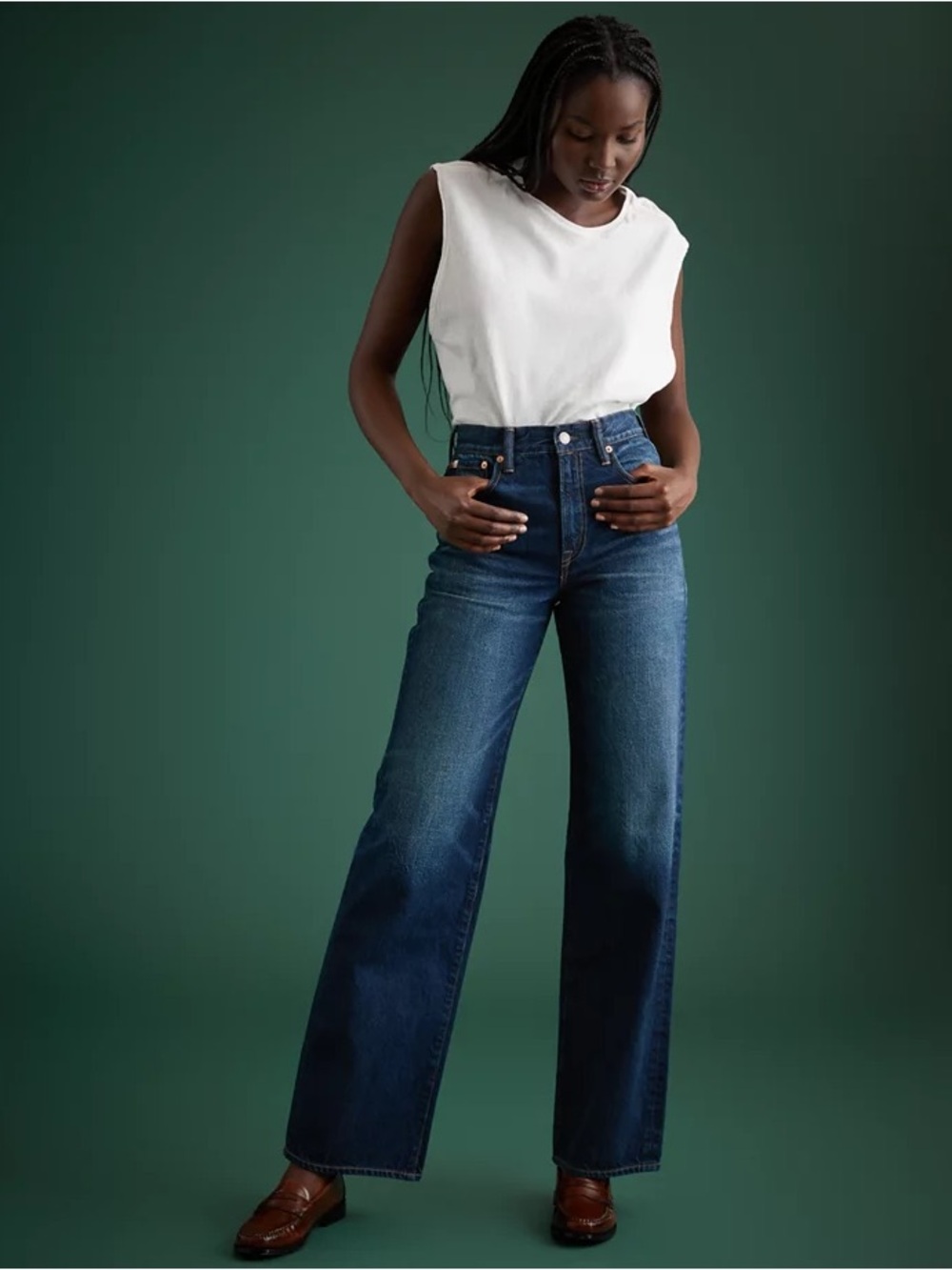 AE77 Premium Stovepipe Jean size 4